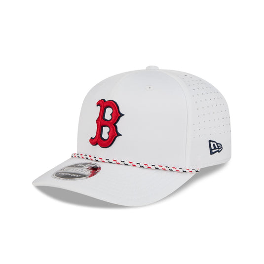 Boston Red Sox Optic White Performance Rope 9SEVENTY Stretch-Snap Hat - New Era Cap