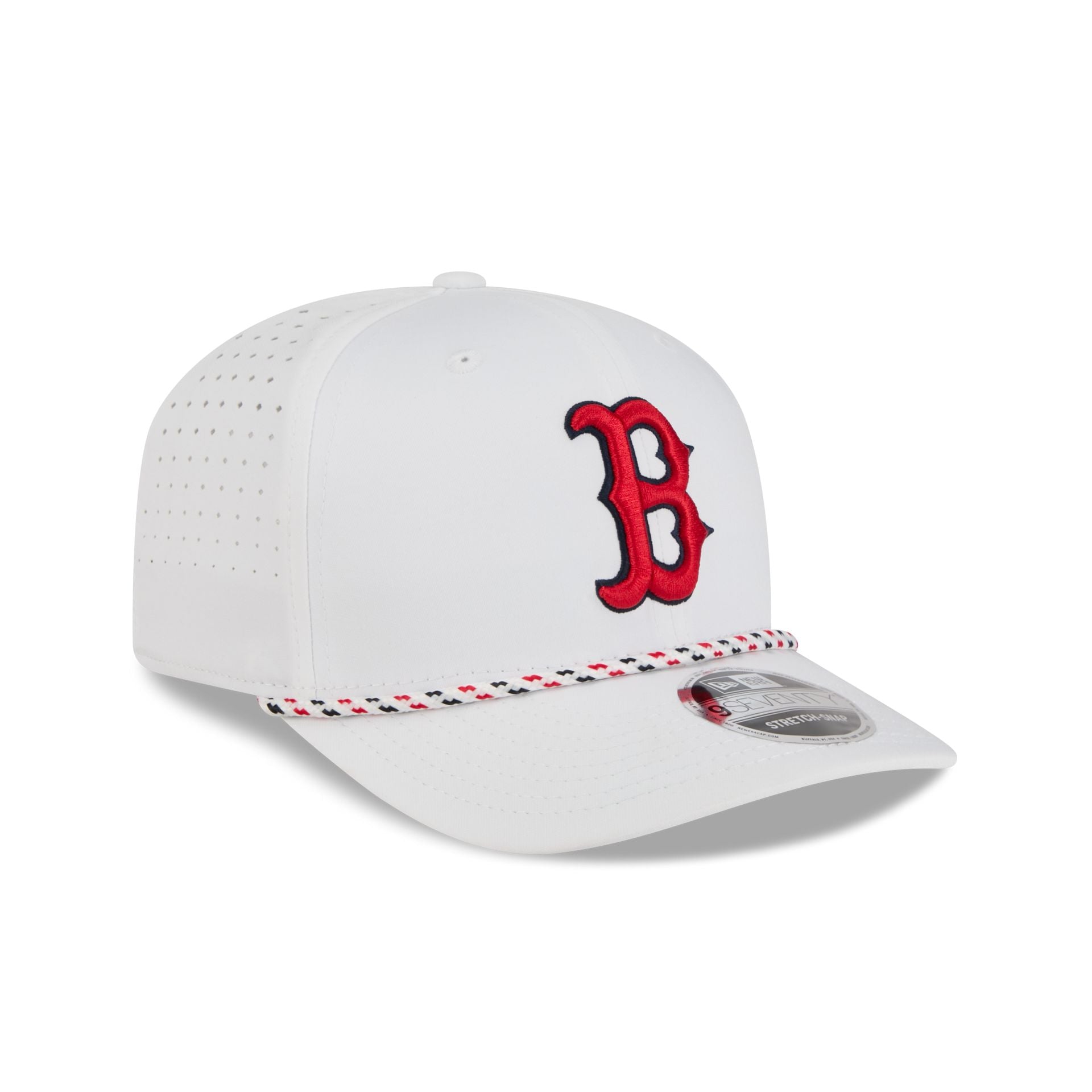 Boston Red Sox Optic White Performance Rope 9SEVENTY Stretch-Snap Hat