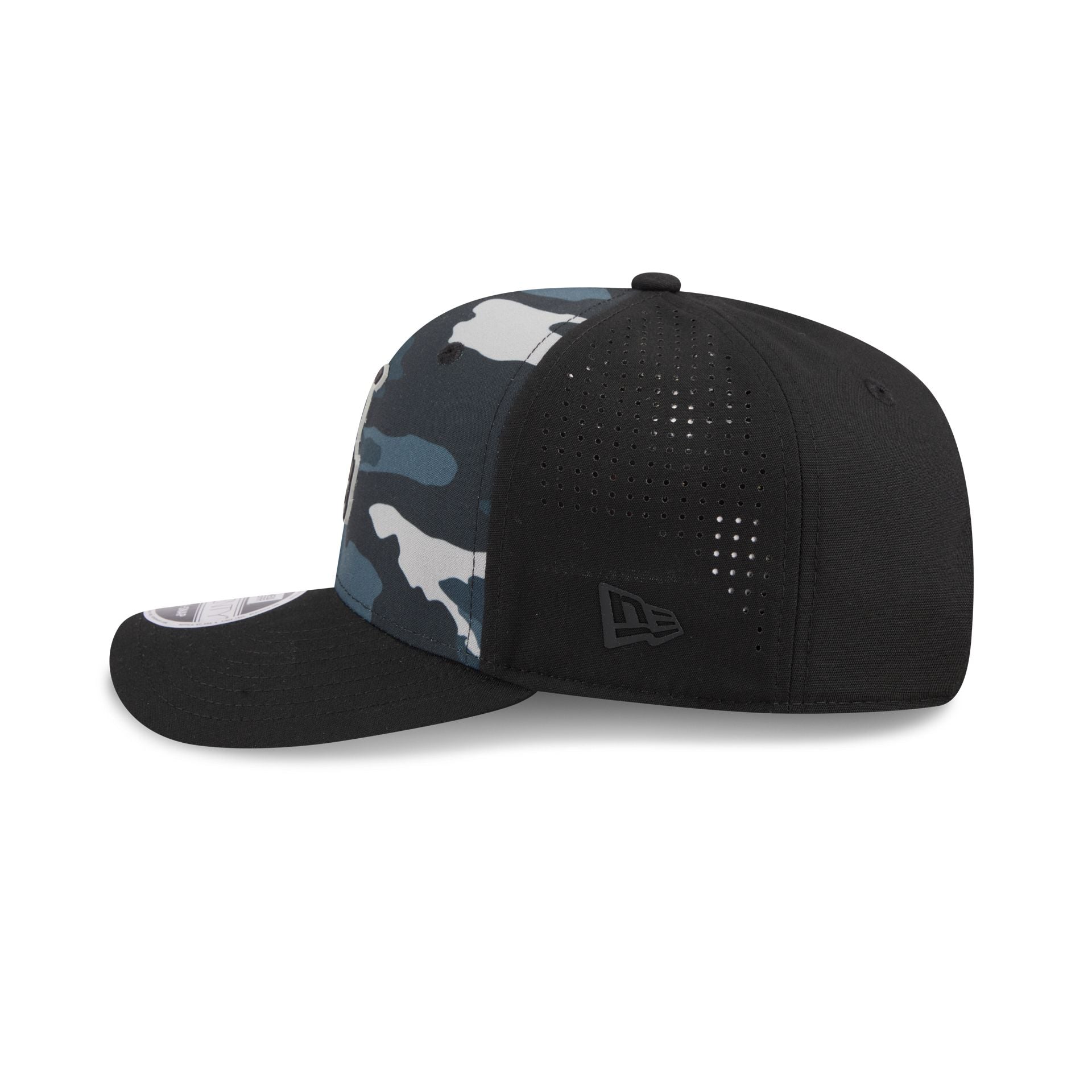 Chicago White Sox Black Camo Performance 9SEVENTY Stretch-Snap Hat