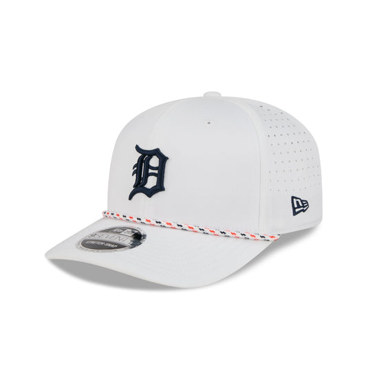 Detroit Tigers Optic White Performance Rope 9SEVENTY Stretch-Snap Hat - New Era Cap