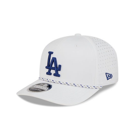 Los Angeles Dodgers Optic White Performance Rope 9SEVENTY Stretch-Snap Hat - New Era Cap