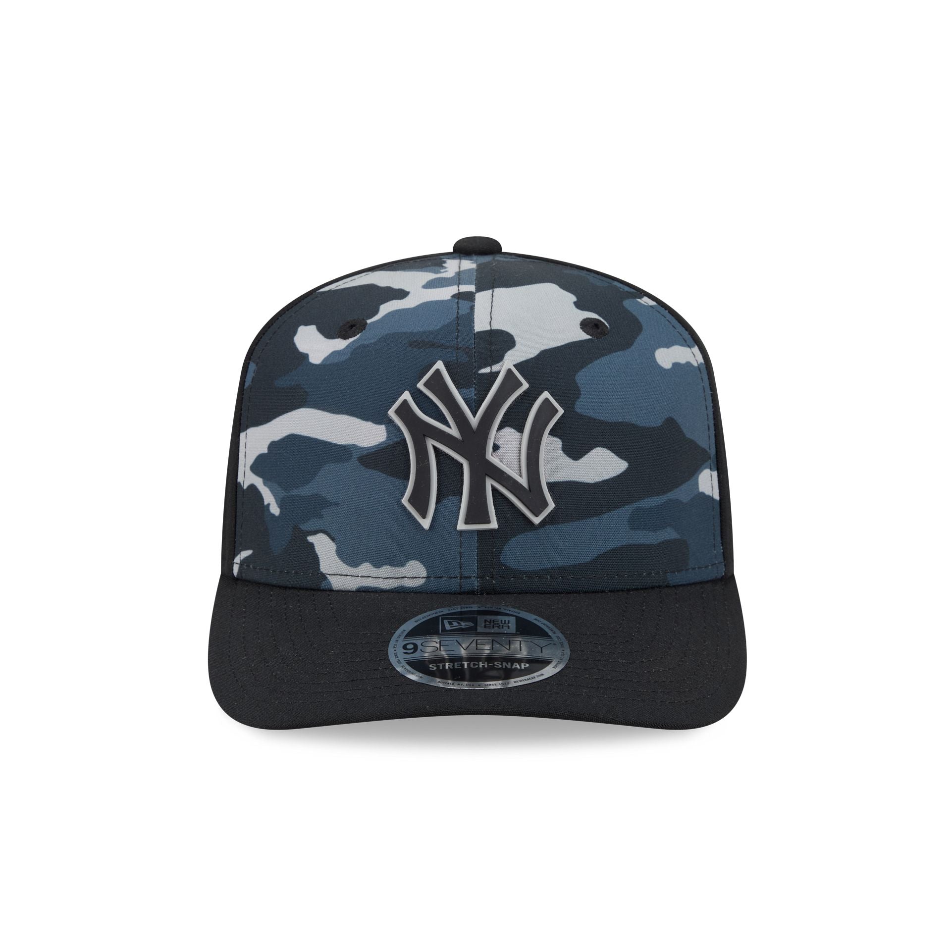 New York Yankees Black Camo Performance 9SEVENTY Stretch-Snap Hat