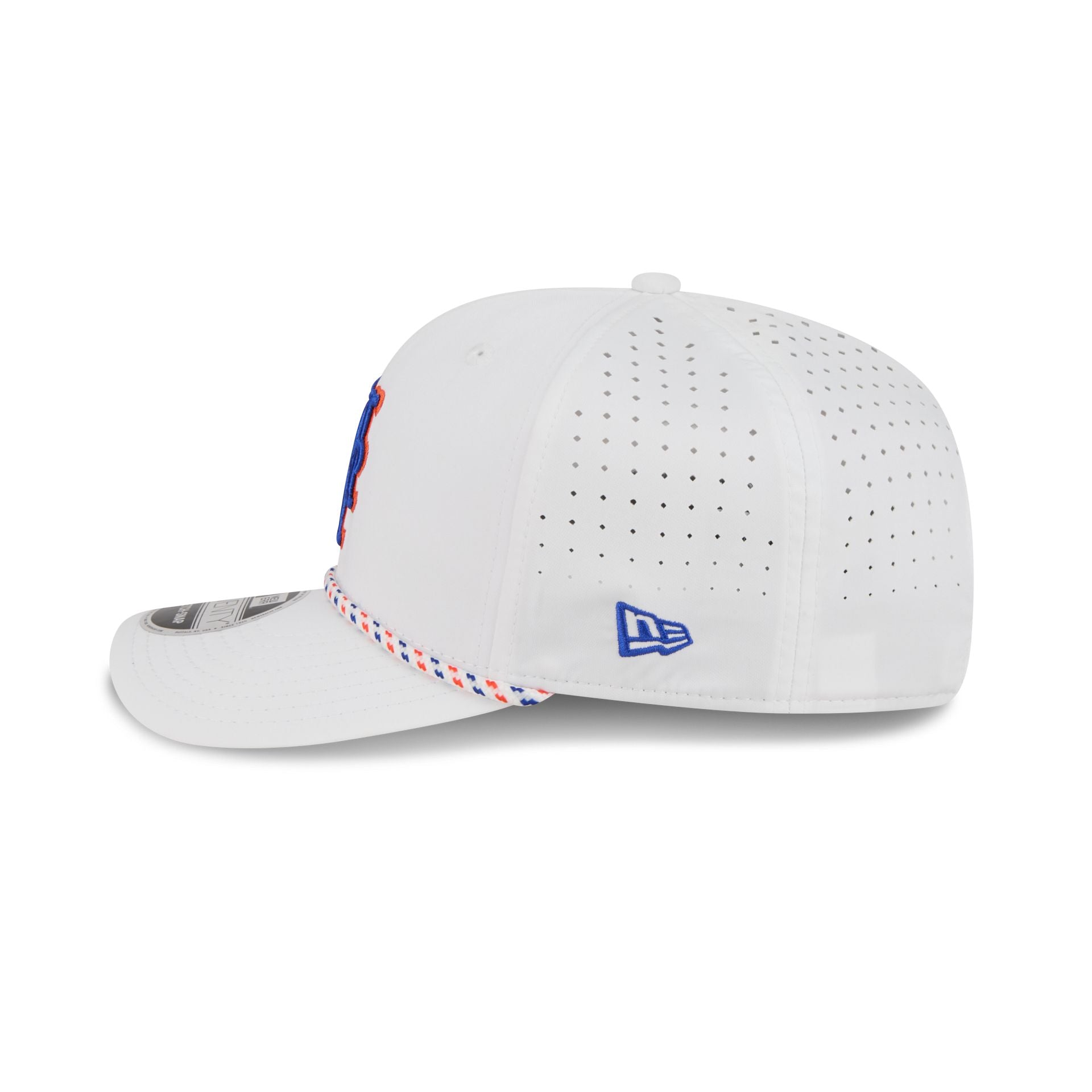 New York Mets Optic White Performance Rope 9SEVENTY Stretch-Snap Hat
