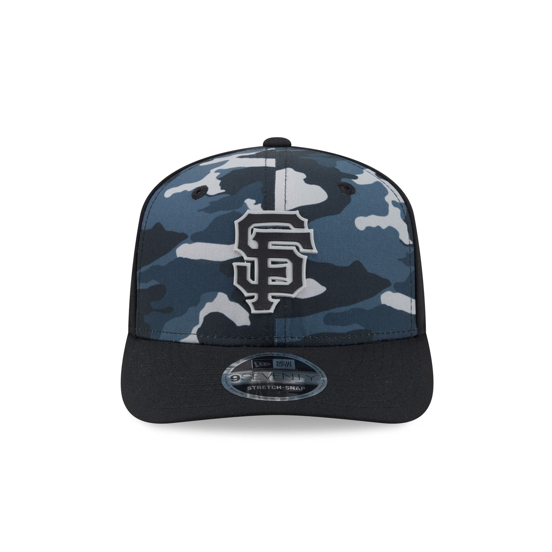 San Francisco Giants Black Camo Performance 9SEVENTY Stretch-Snap Hat