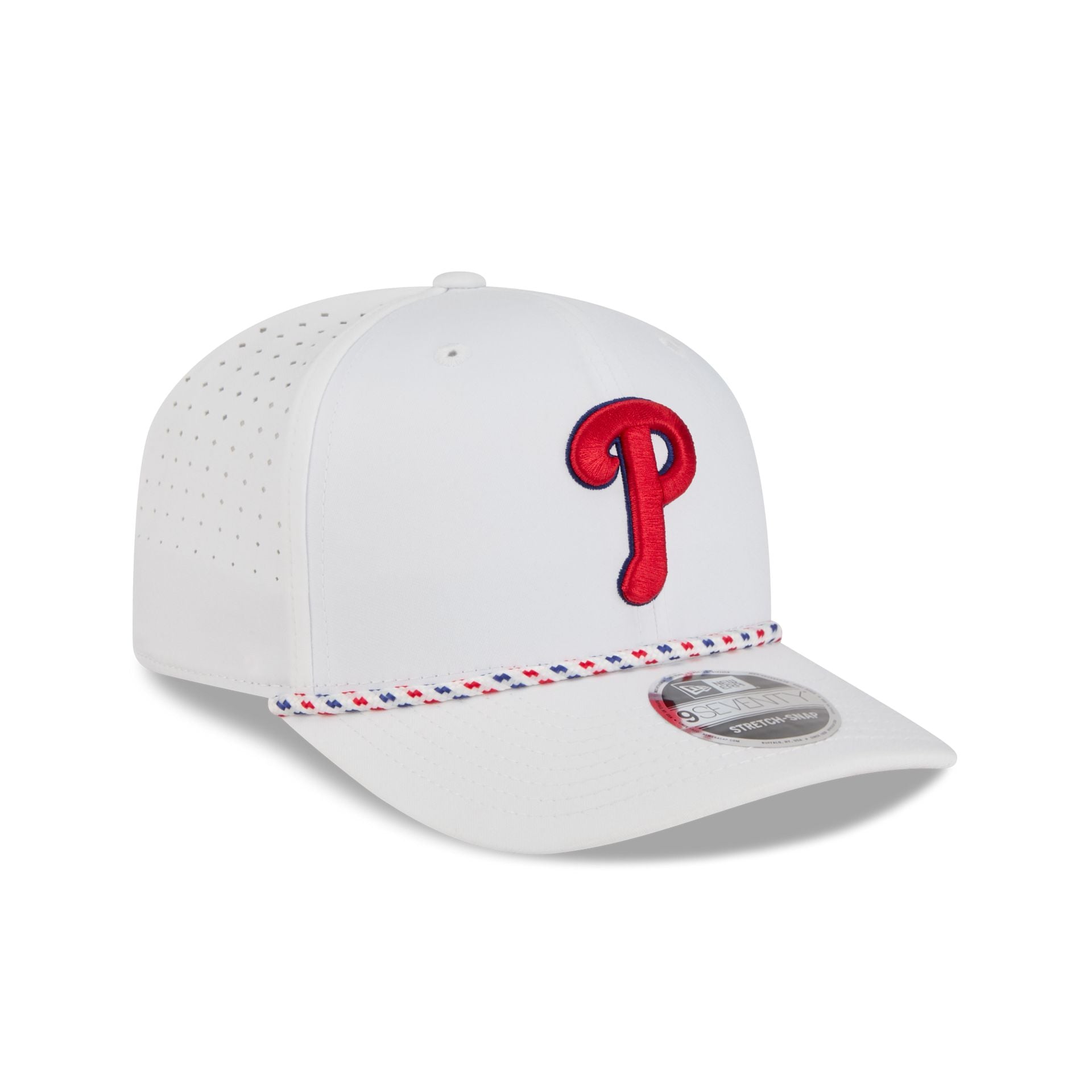 Philadelphia Phillies Optic White Performance Rope 9SEVENTY Stretch-Snap Hat