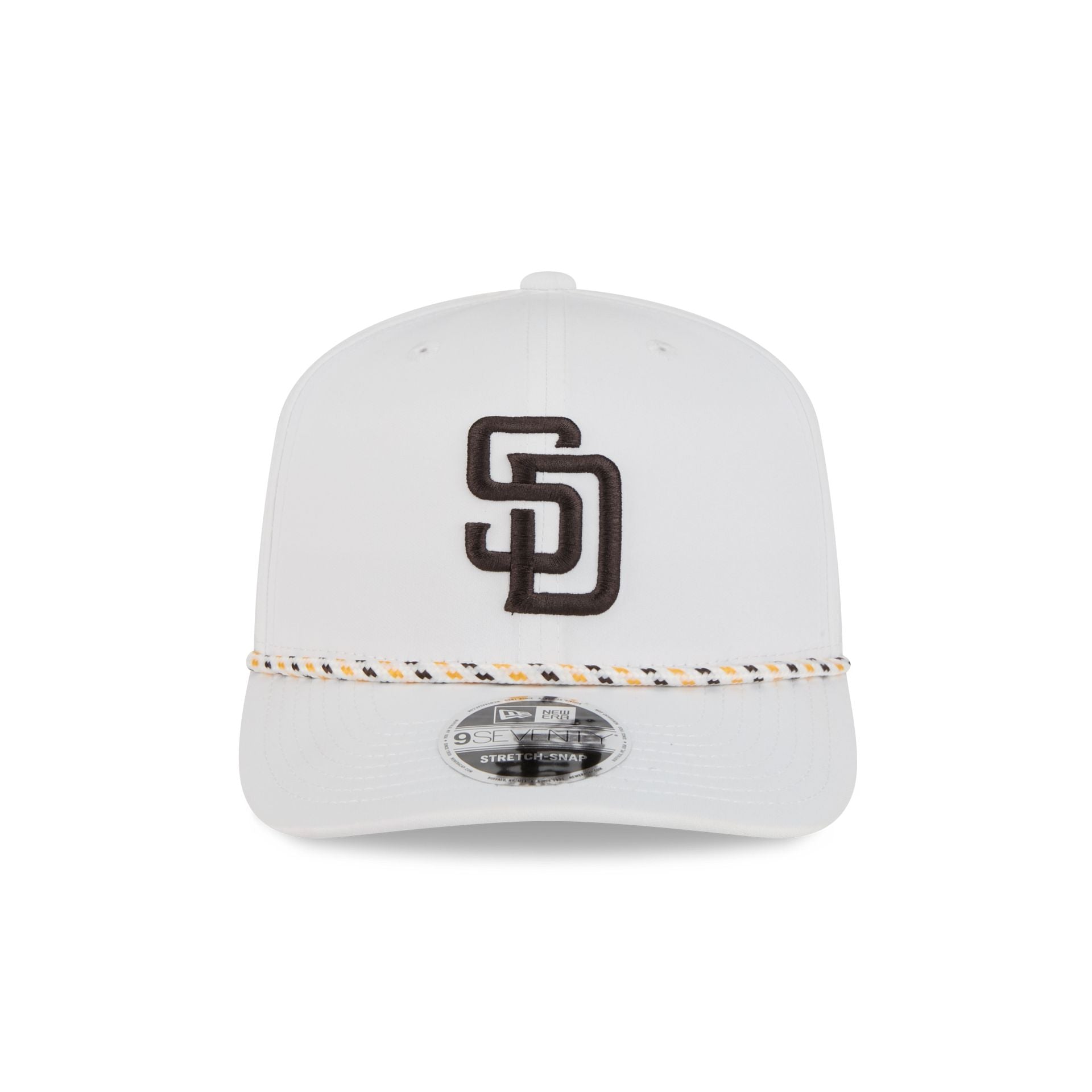 San Diego Padres Optic White Performance Rope 9SEVENTY Stretch-Snap Hat