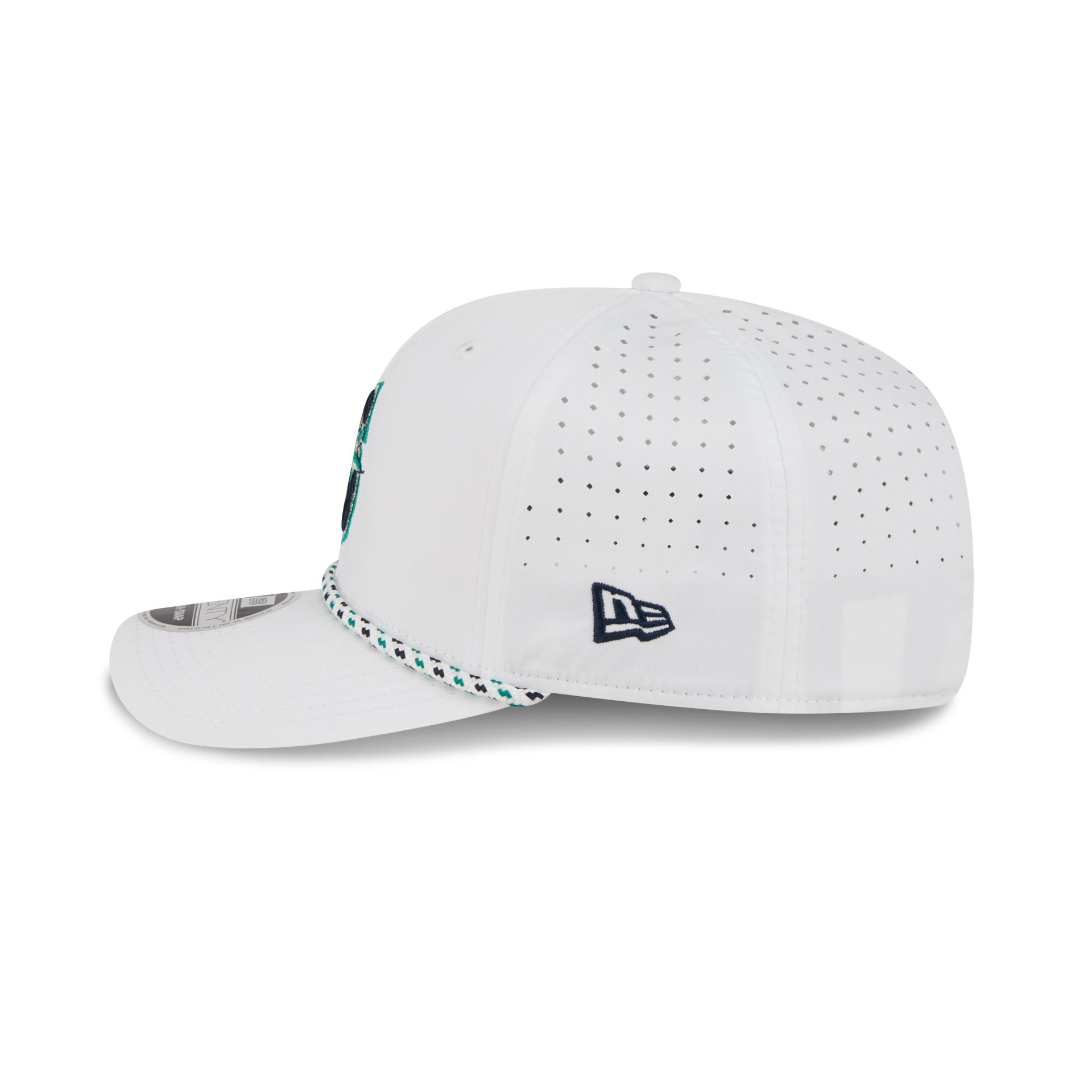 Seattle Mariners Optic White Performance Rope 9SEVENTY Stretch-Snap Hat