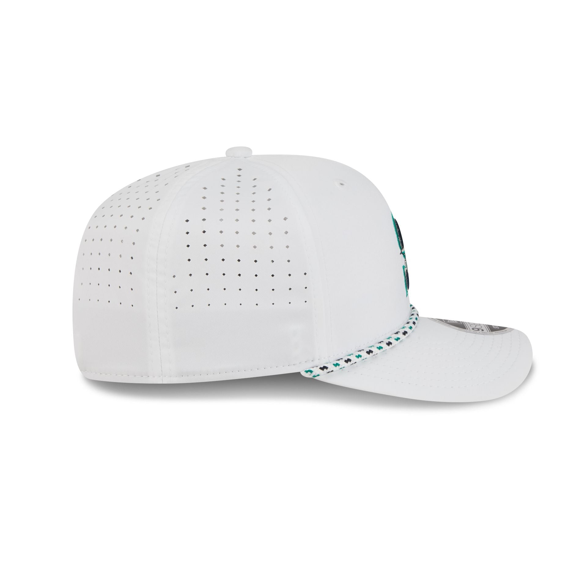 Seattle Mariners Optic White Performance Rope 9SEVENTY Stretch-Snap Hat
