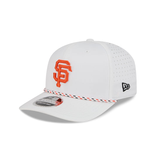 San Francisco Giants Optic White Performance Rope 9SEVENTY Stretch-Snap Hat - New Era Cap