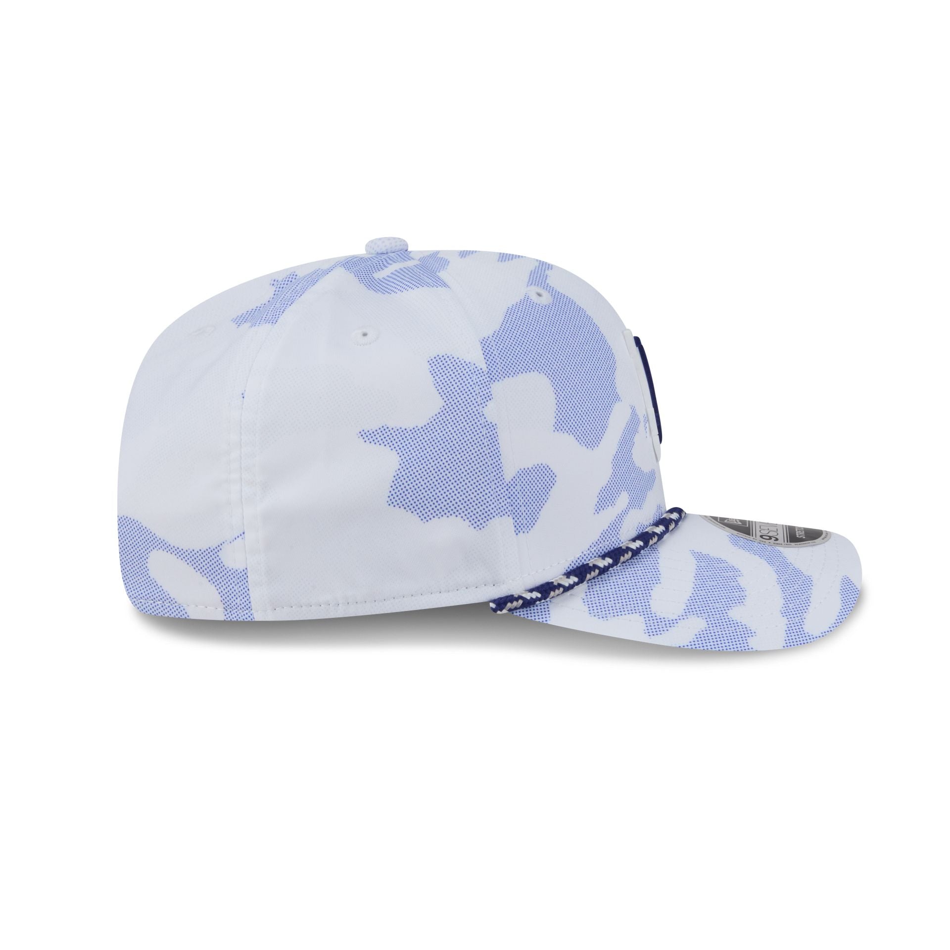 Los Angeles Dodgers White Camo Performance Rope 9SEVENTY Stretch-Snap Hat