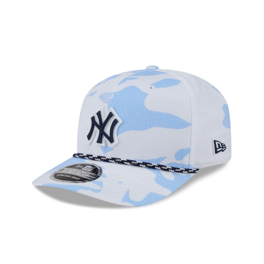 New York Yankees White Camo Performance Rope 9SEVENTY Stretch-Snap Hat - New Era Cap
