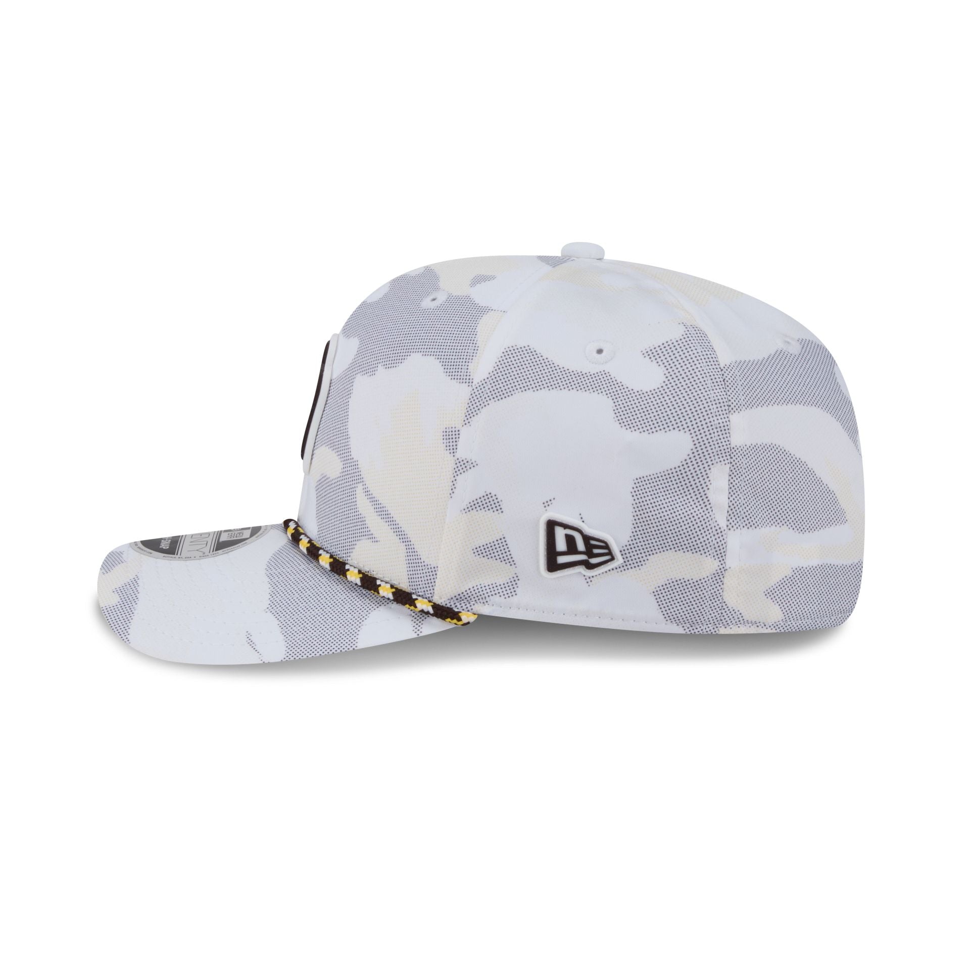 San Diego Padres White Camo Performance Rope 9SEVENTY Stretch-Snap Hat