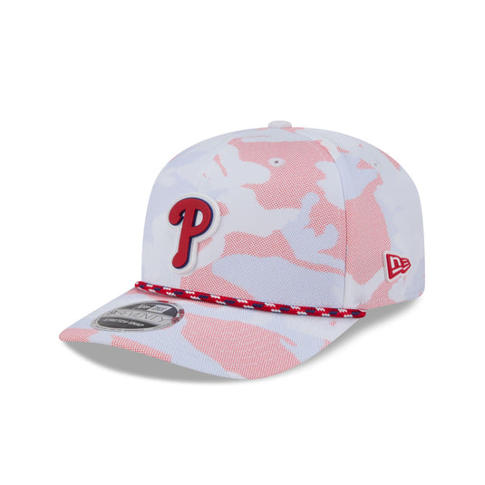 Philadelphia Phillies White Camo Performance Rope 9SEVENTY Stretch-Snap Hat - New Era Cap