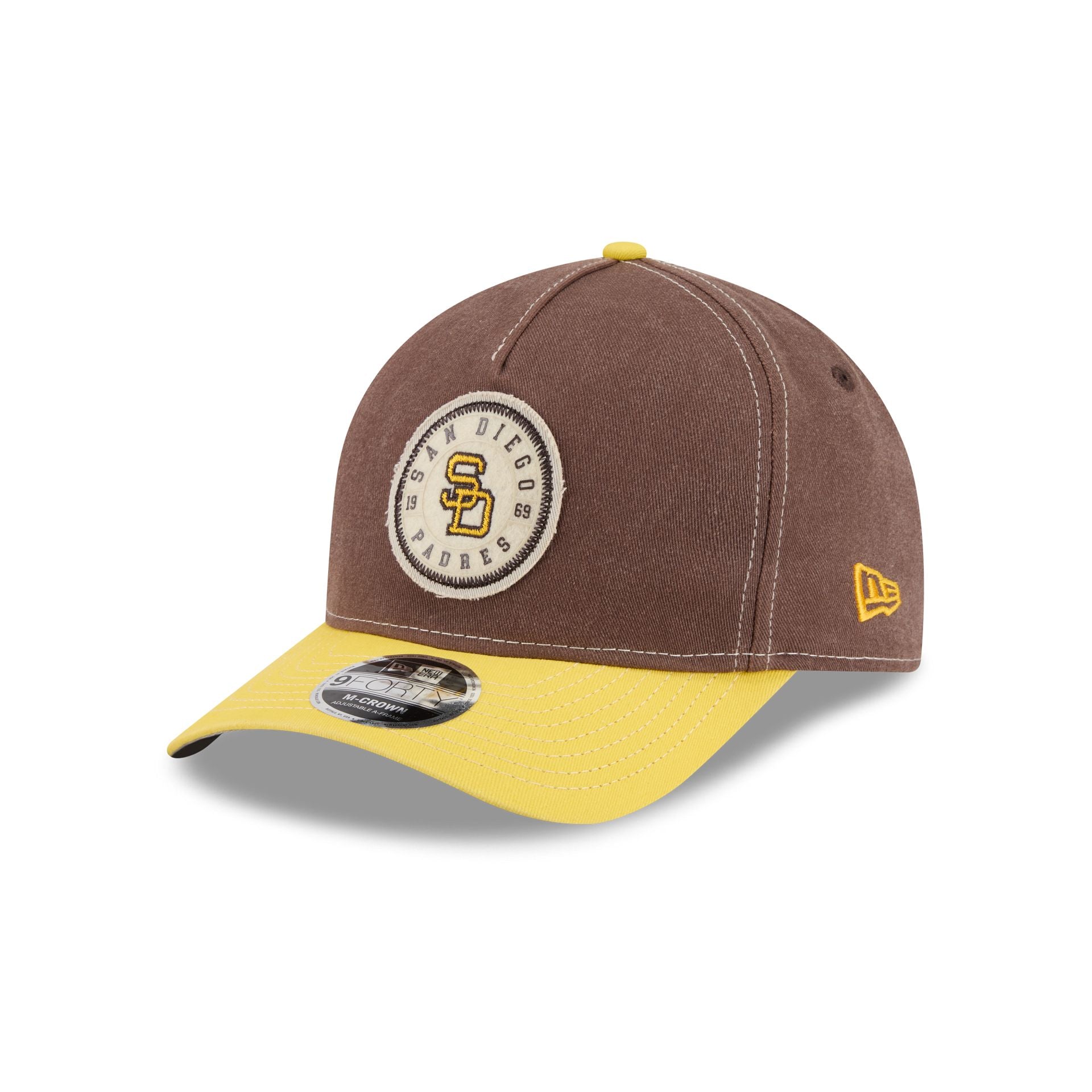 帽子 NEW ERA 9FORTY Padres CAP San Diego Padres Felt 9FORTY M-Crown A-Frame Snapback Hat – New