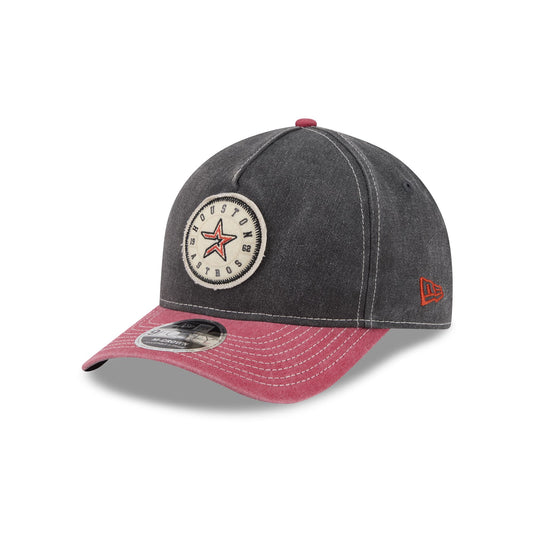 Houston Astros Felt 9FORTY M-Crown A-Frame Snapback Hat - New Era Cap