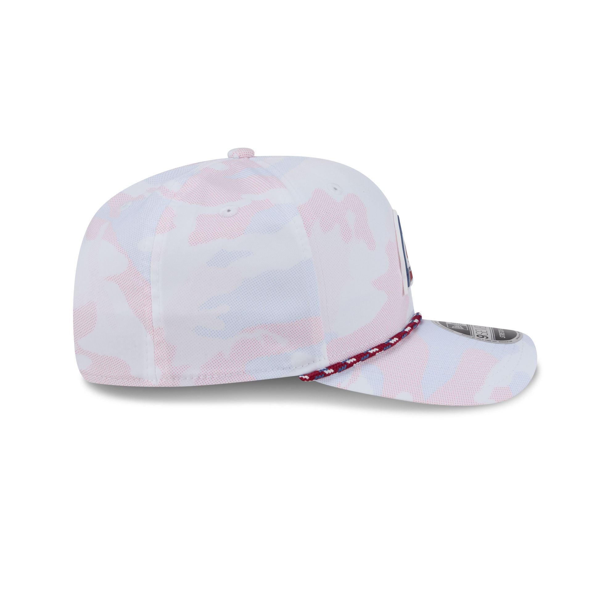 Colorado Avalanche White Camo Performance Rope 9SEVENTY Stretch-Snap Hat