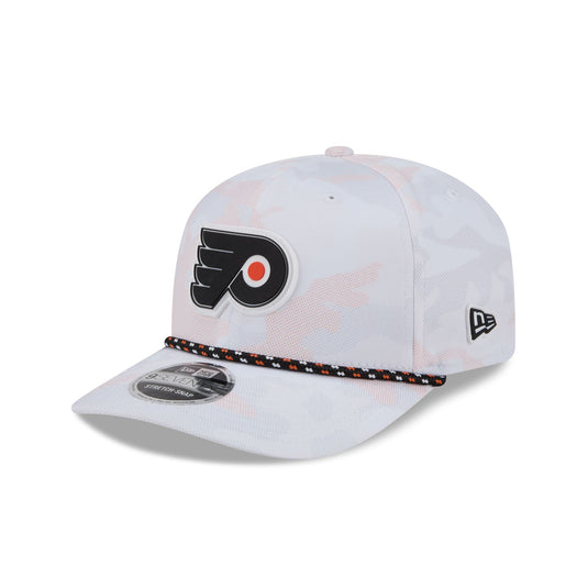 Philadelphia Flyers White Camo Performance Rope 9SEVENTY Stretch-Snap Hat - New Era Cap