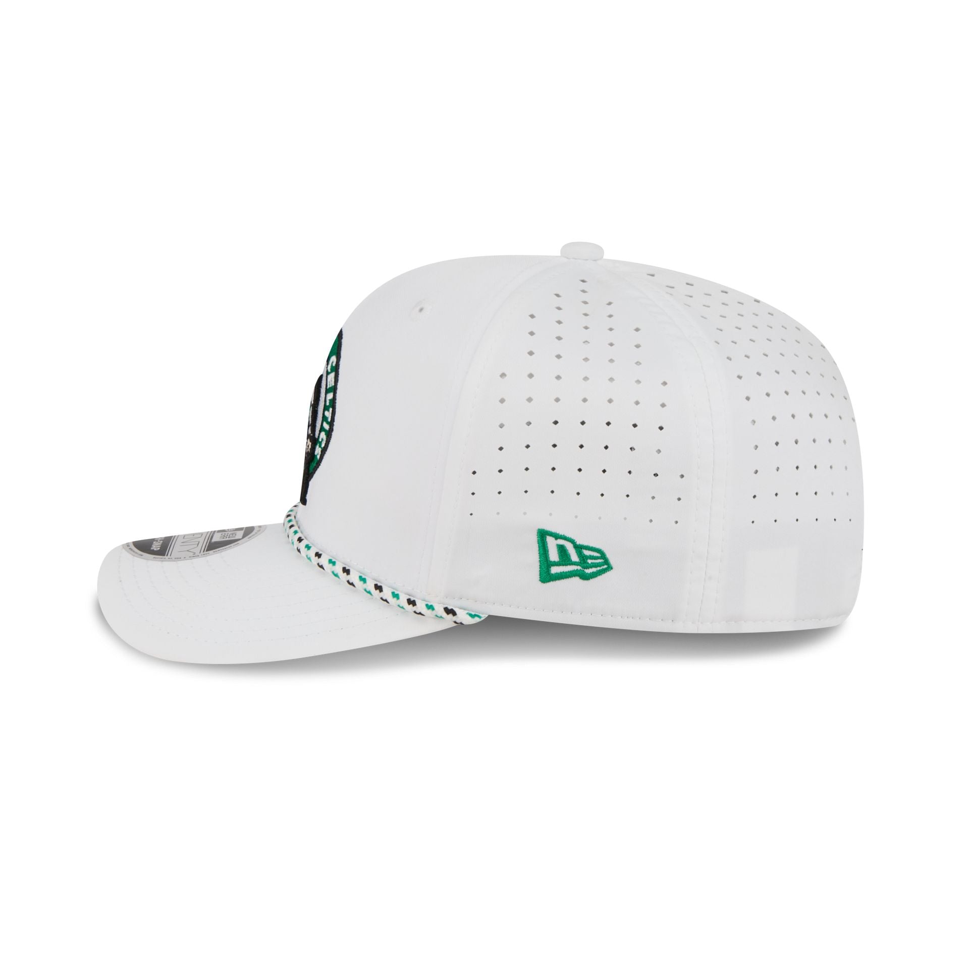 Boston Celtics Optic White Performance Rope 9SEVENTY Stretch-Snap Hat