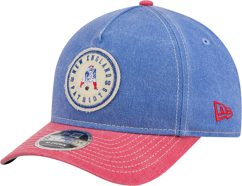 New England Patriots Felt 9FORTY M-Crown A-Frame Snapback Hat