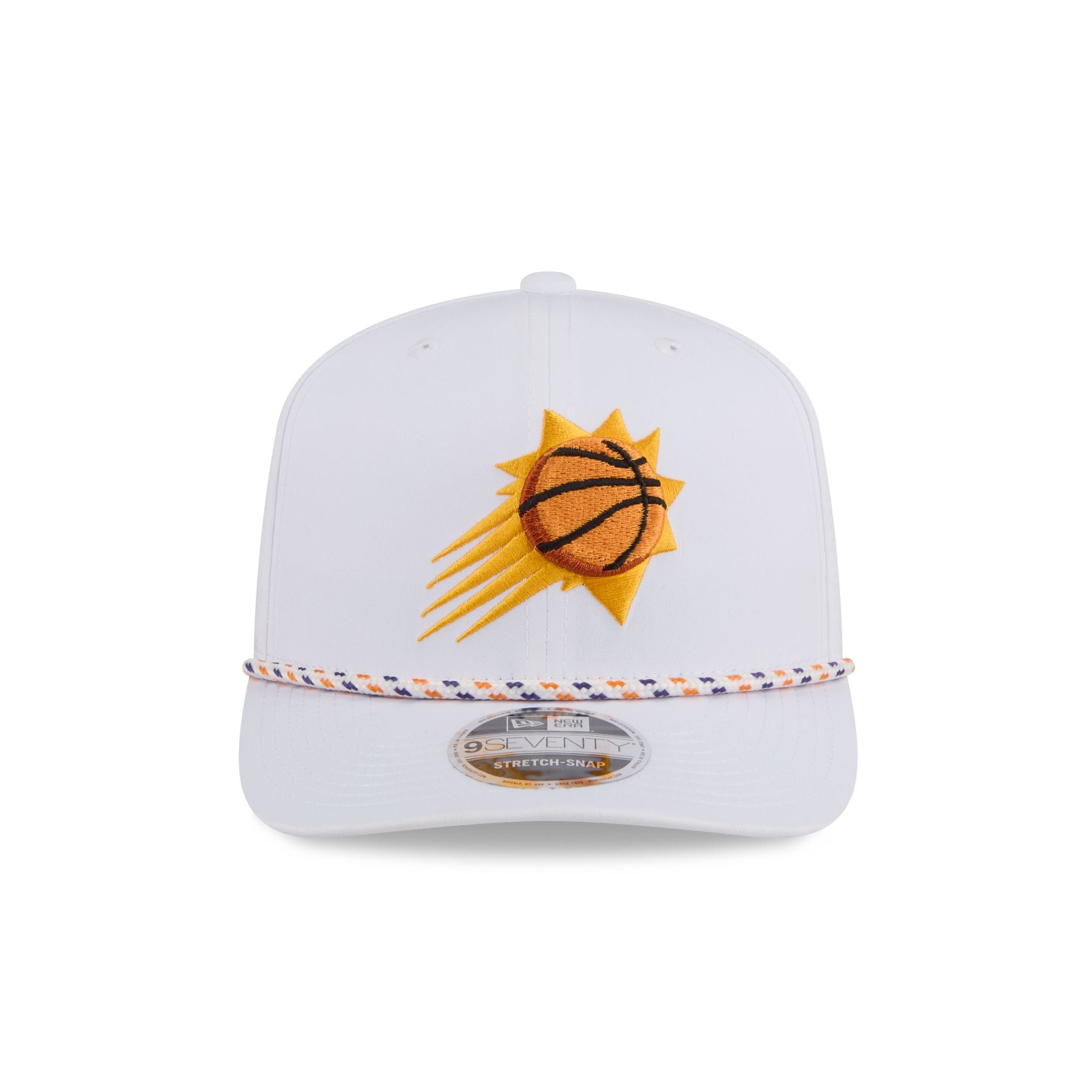 Phoenix Suns Optic White Performance Rope 9SEVENTY Stretch-Snap Hat