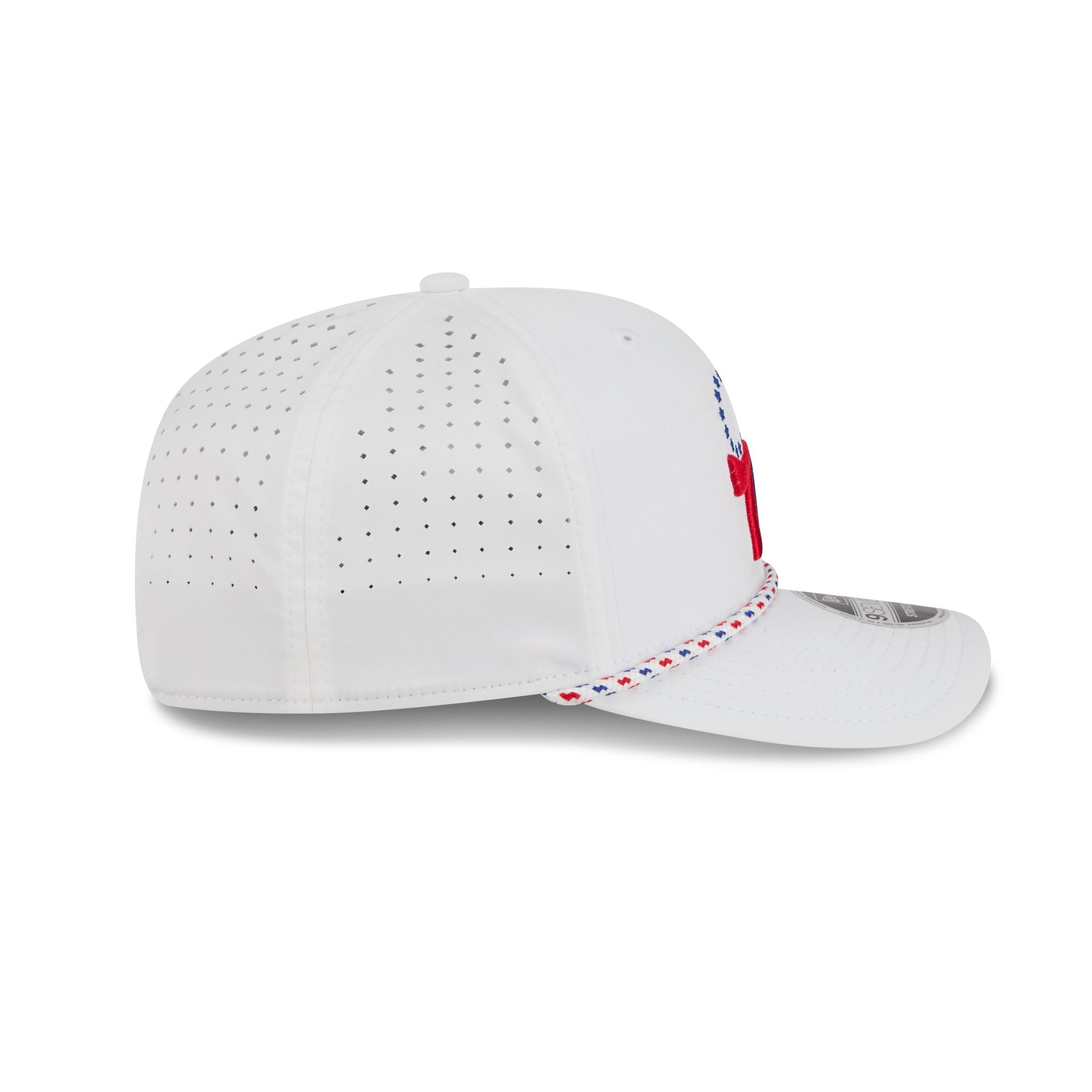 Philadelphia 76ers Optic White Performance Rope 9SEVENTY Stretch-Snap Hat