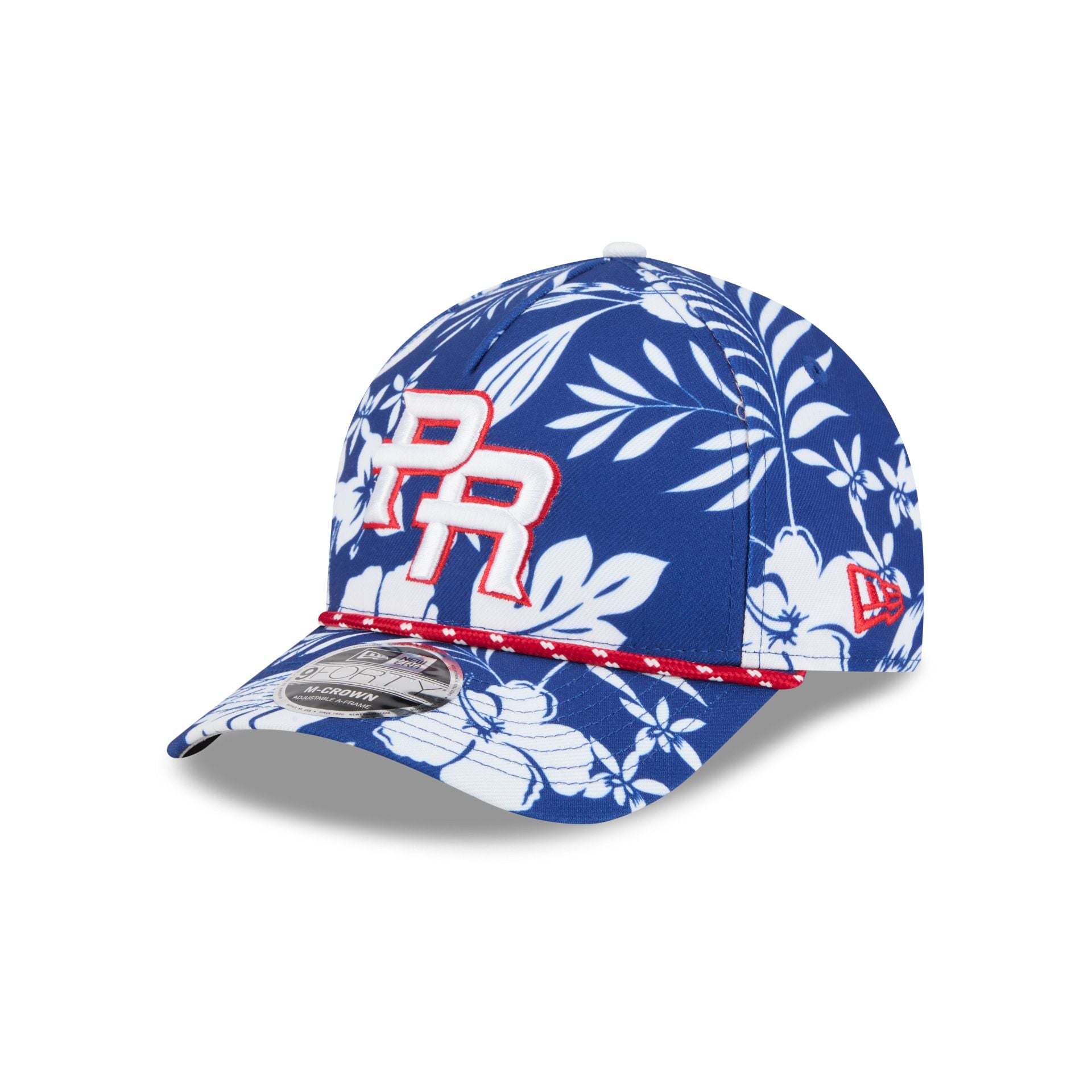 Puerto Rico Floral 9FORTY M-Crown A-Frame Snapback Hat