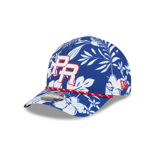 Puerto Rico Floral 9FORTY M-Crown A-Frame Snapback Hat - New Era Cap