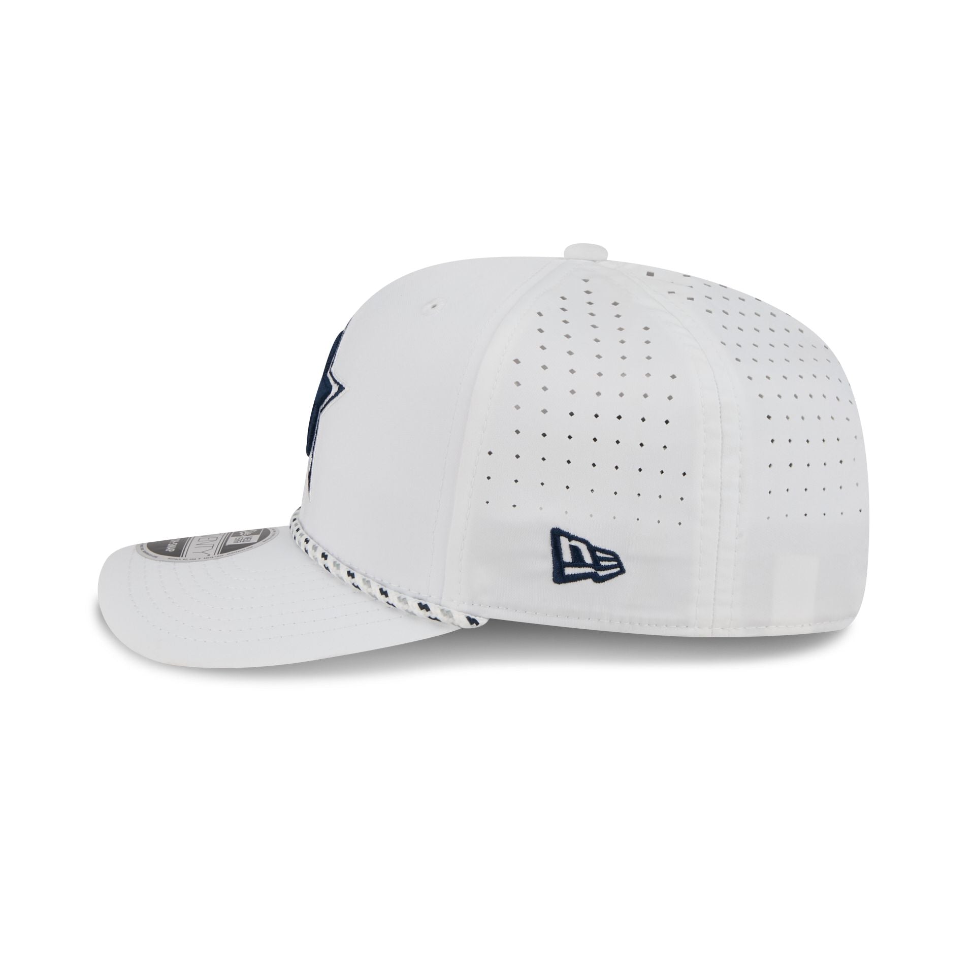 Dallas Cowboys Optic White Performance Rope 9SEVENTY Stretch-Snap Hat