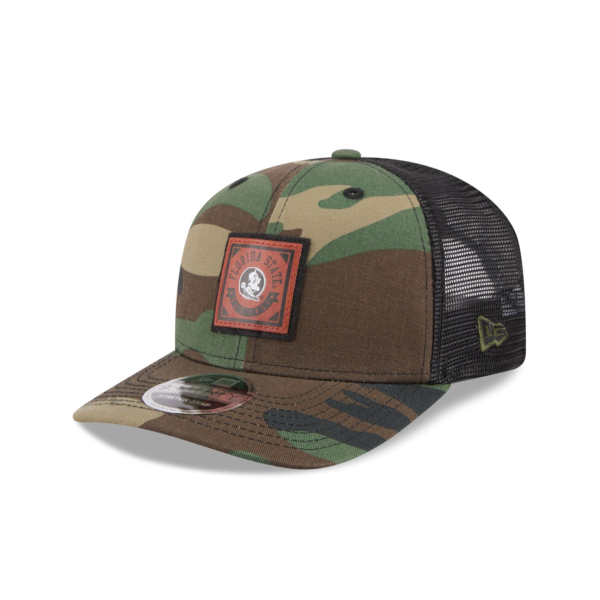 Florida State Seminoles Camo Canvas 9SEVENTY Trucker Hat