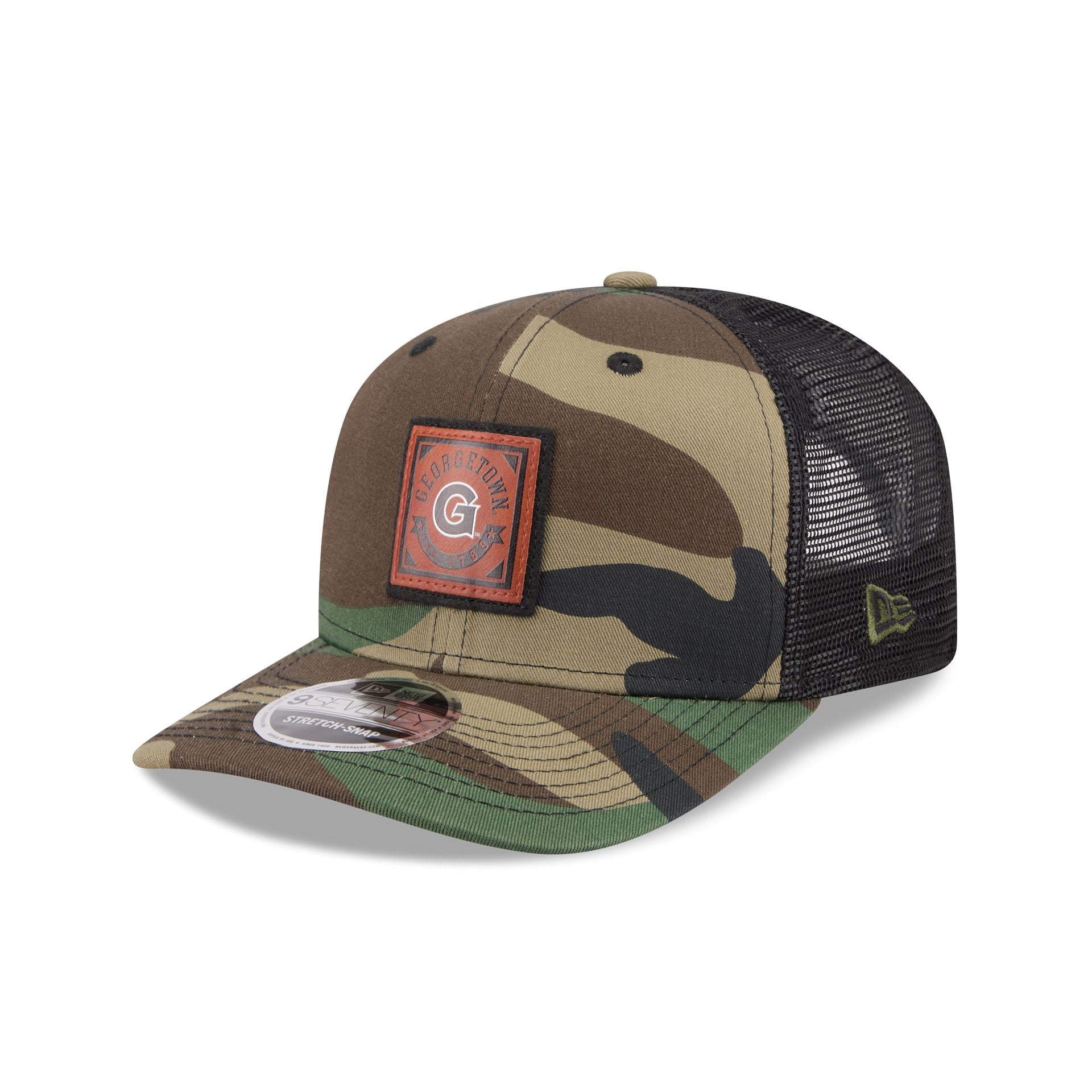Georgetown Hoyas Camo Canvas 9SEVENTY Trucker Hat