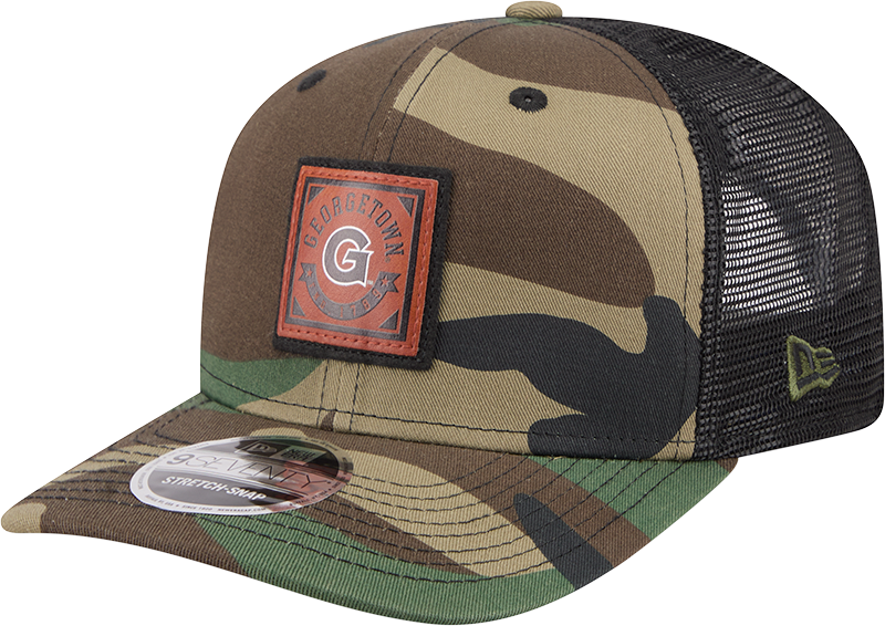 Georgetown Hoyas Camo Canvas 9SEVENTY Trucker Hat