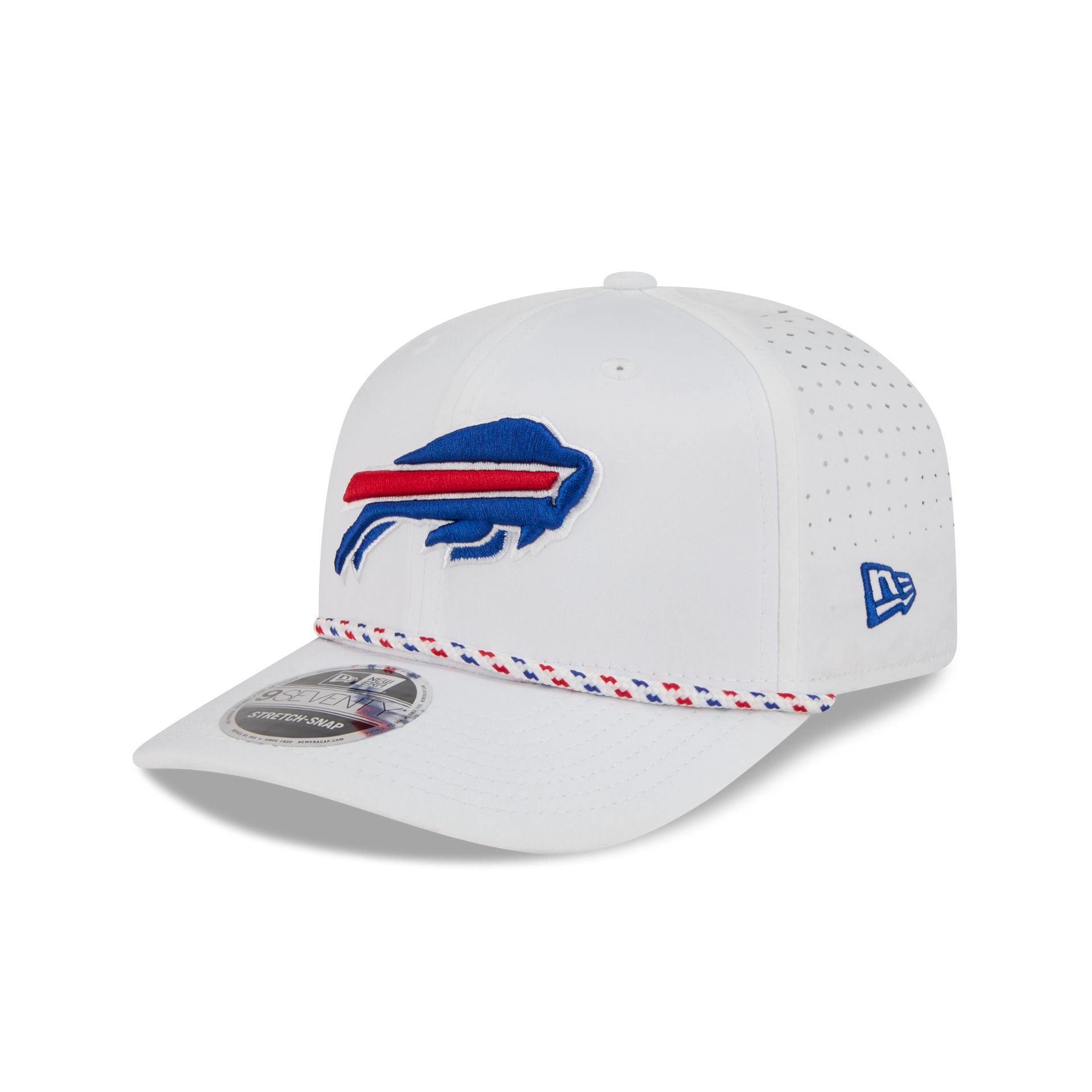 Buffalo Bills Optic White Performance Rope 9SEVENTY Stretch-Snap Hat