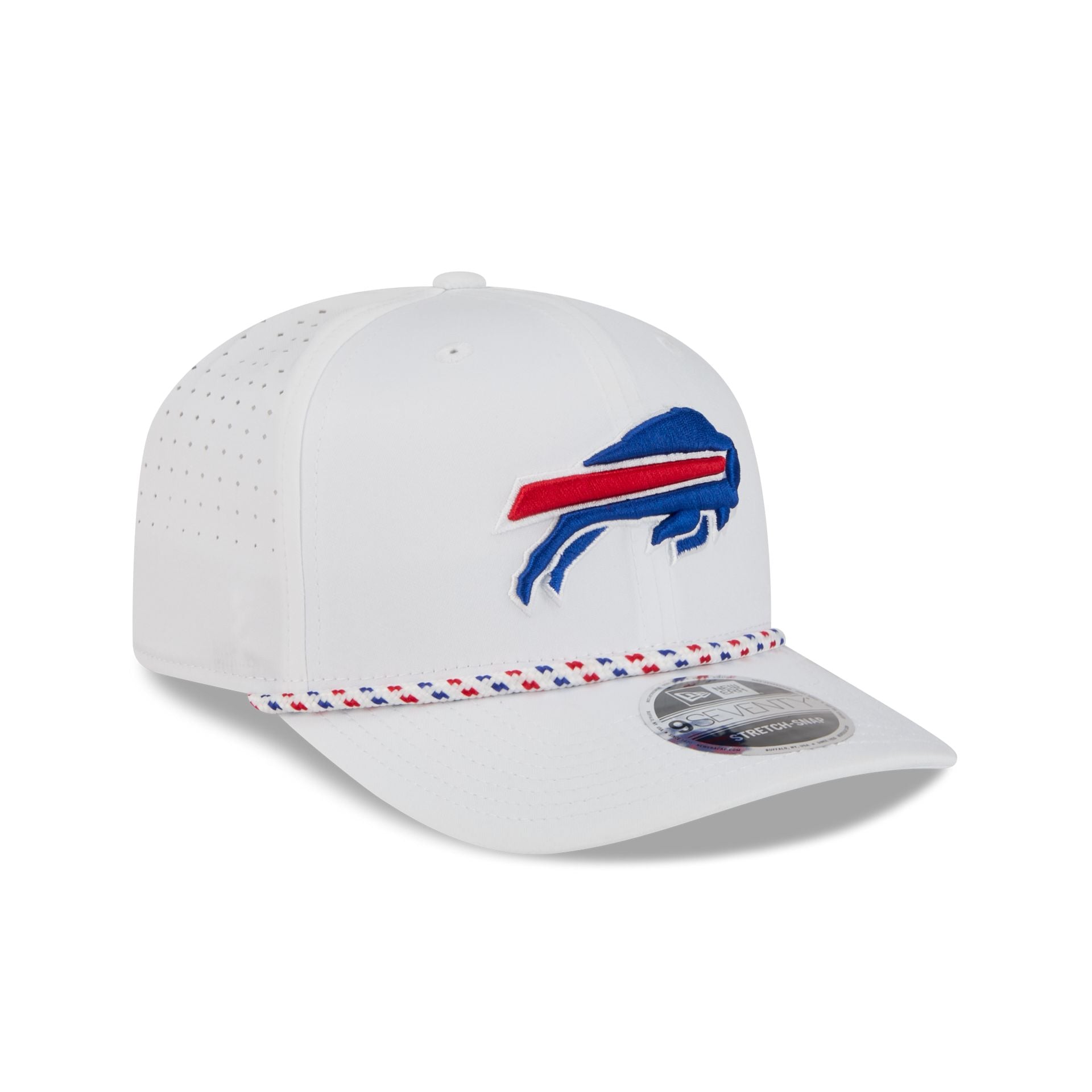 Buffalo Bills Optic White Performance Rope 9SEVENTY Stretch-Snap Hat