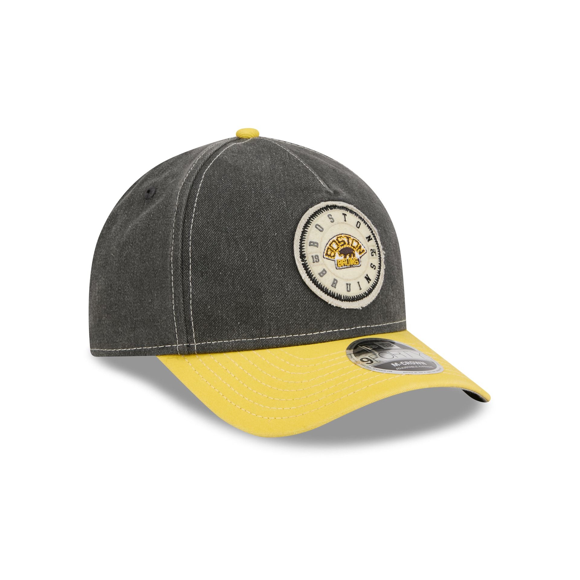 Boston Bruins Felt 9FORTY M-Crown A-Frame Snapback Hat