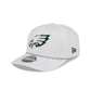 Philadelphia Eagles Optic White Performance Rope 9SEVENTY Stretch-Snap Hat
