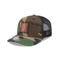 Michigan State Spartans Camo Canvas 9SEVENTY Trucker Hat