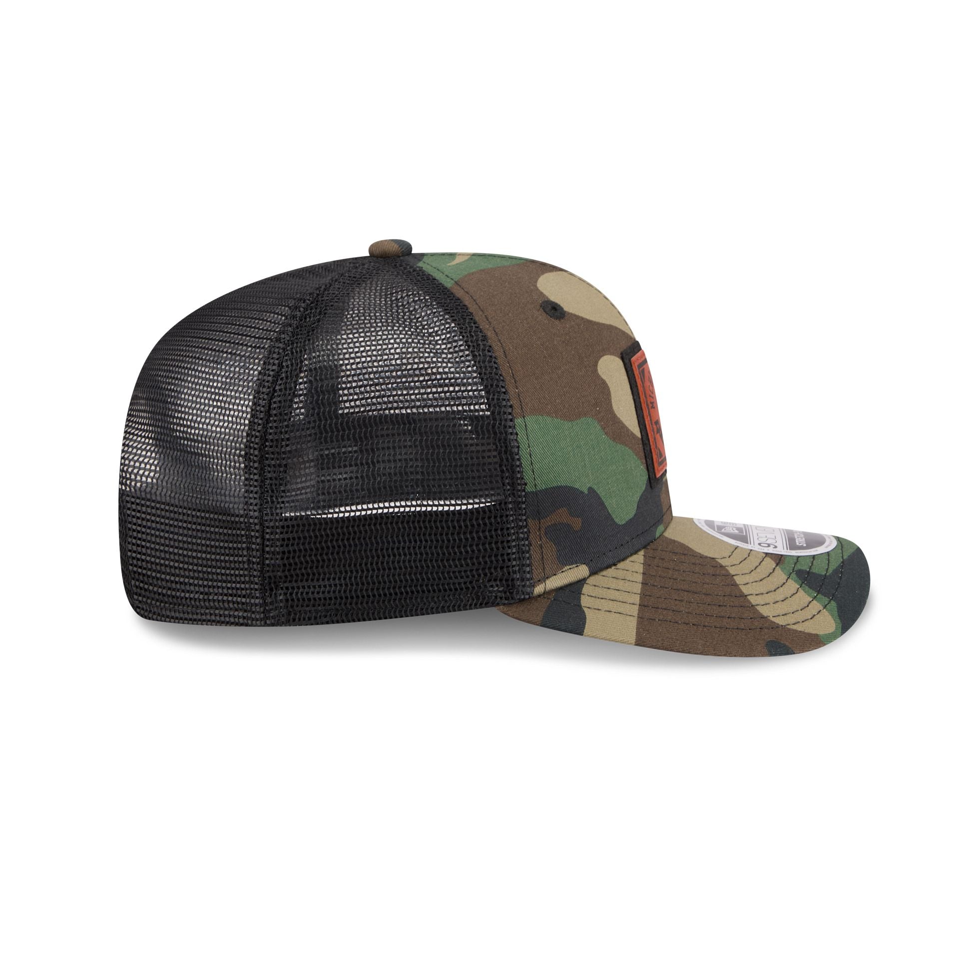 Michigan State Spartans Camo Canvas 9SEVENTY Trucker Hat
