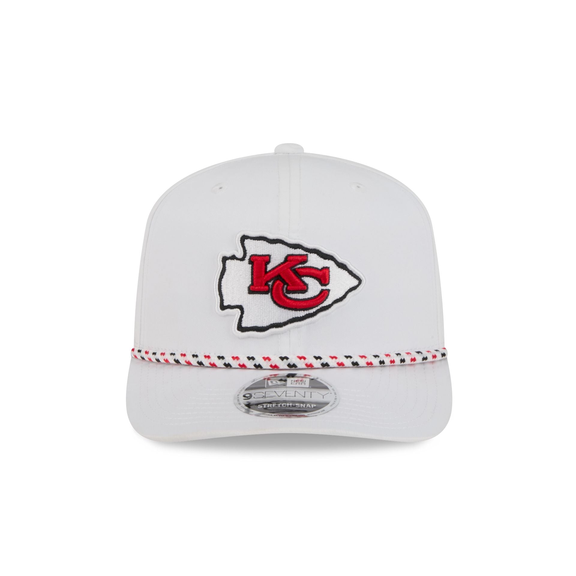Kansas City Chiefs Optic White Performance Rope 9SEVENTY Stretch-Snap Hat