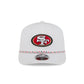 San Francisco 49ers Optic White Performance Rope 9SEVENTY Stretch-Snap Hat