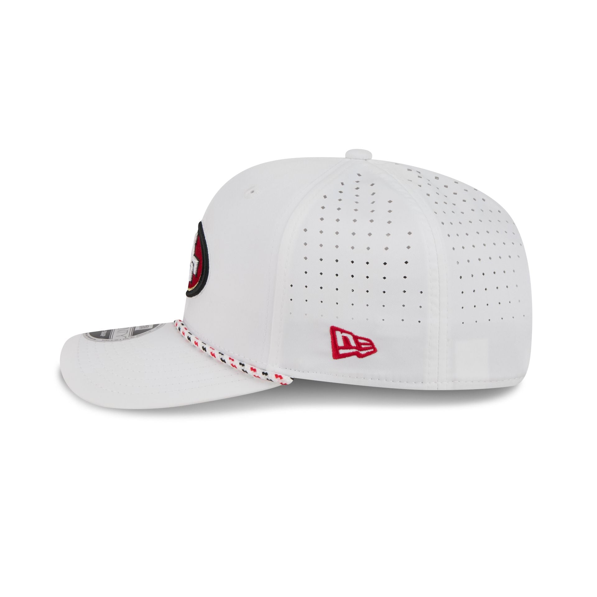 San Francisco 49ers Optic White Performance Rope 9SEVENTY Stretch-Snap Hat
