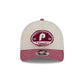 Philadelphia Phillies Frayed 9FORTY M-Crown A-Frame Trucker Hat