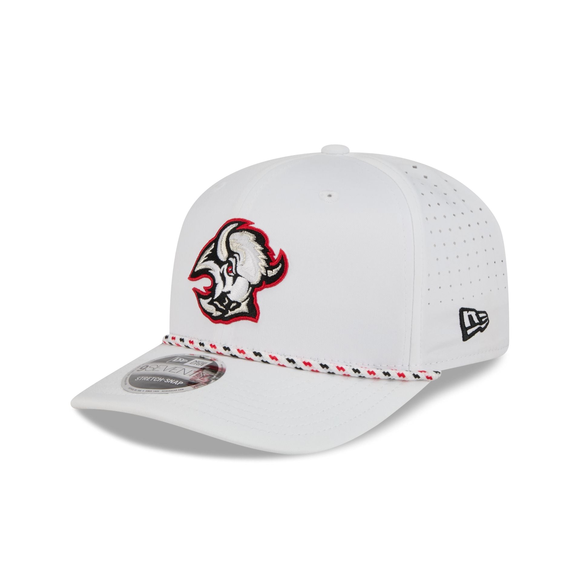 Buffalo Sabres Optic White Performance Rope 9SEVENTY Stretch-Snap Hat