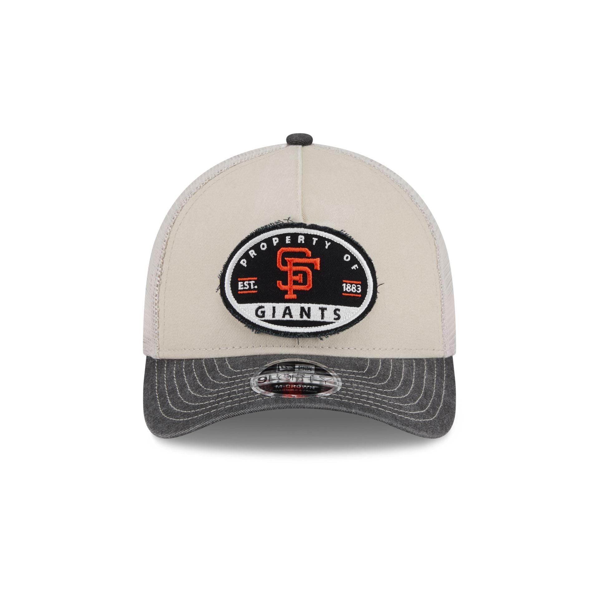 San Francisco Giants Frayed 9FORTY M-Crown A-Frame Trucker Hat