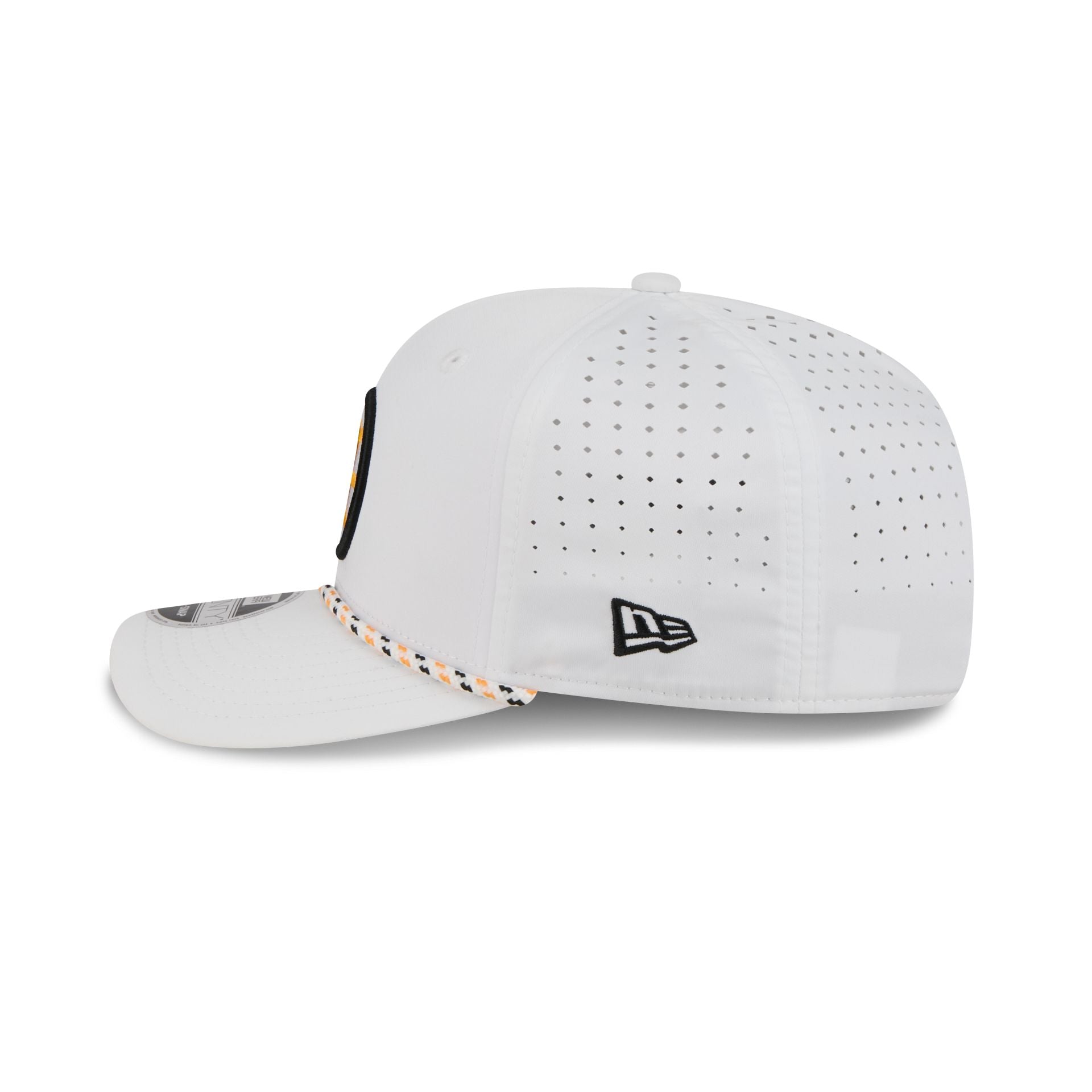 Boston Bruins Optic White Performance Rope 9SEVENTY Stretch-Snap Hat