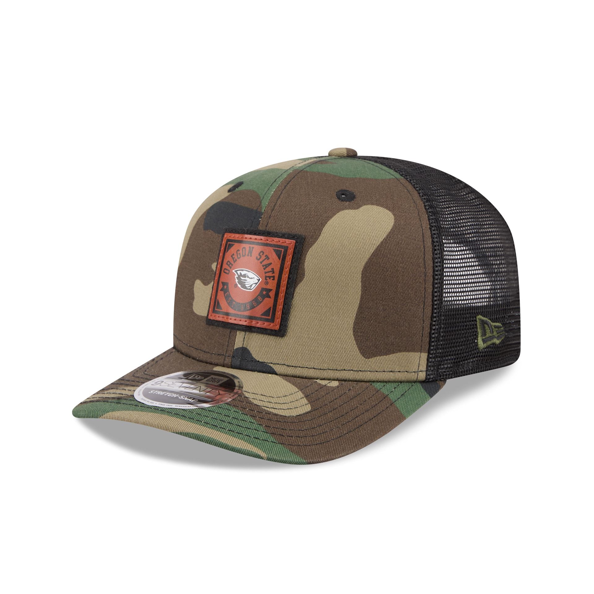 Oregon State Beavers Camo Canvas 9SEVENTY Trucker Hat