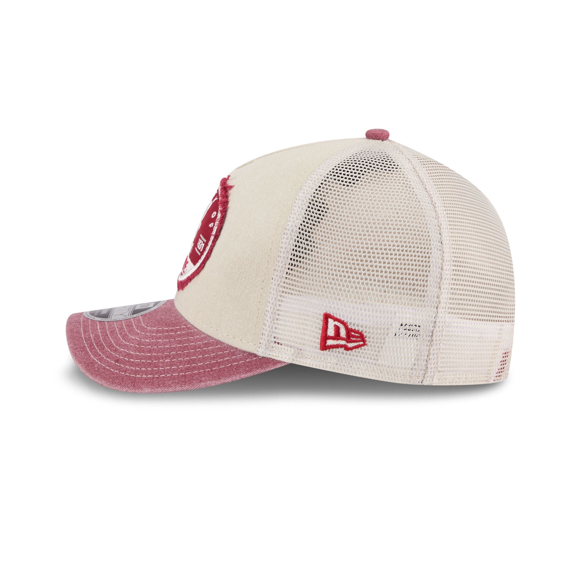 Alabama Crimson Tide Frayed 9FORTY M-Crown A-Frame Trucker Hat