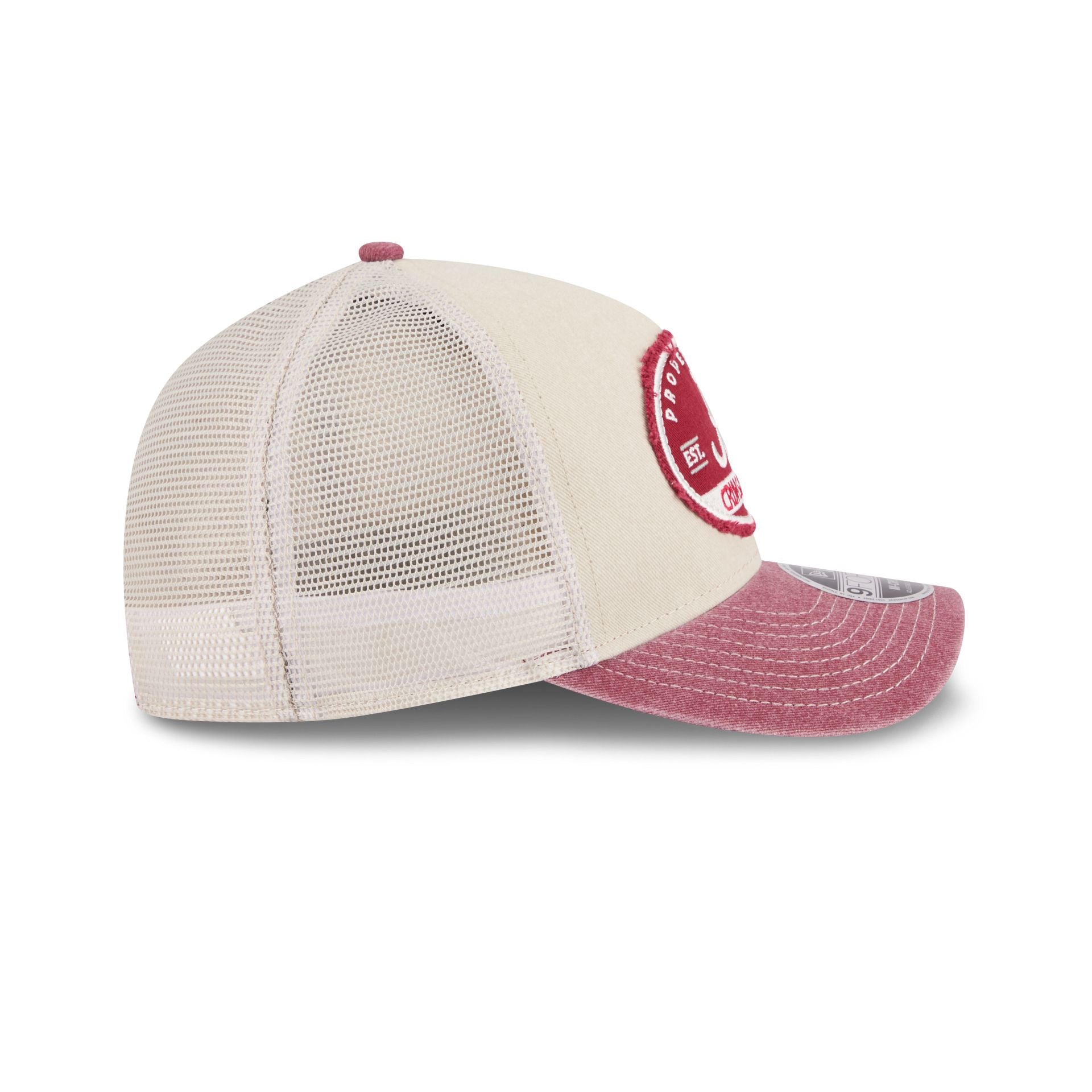 Alabama Crimson Tide Frayed 9FORTY M-Crown A-Frame Trucker Hat