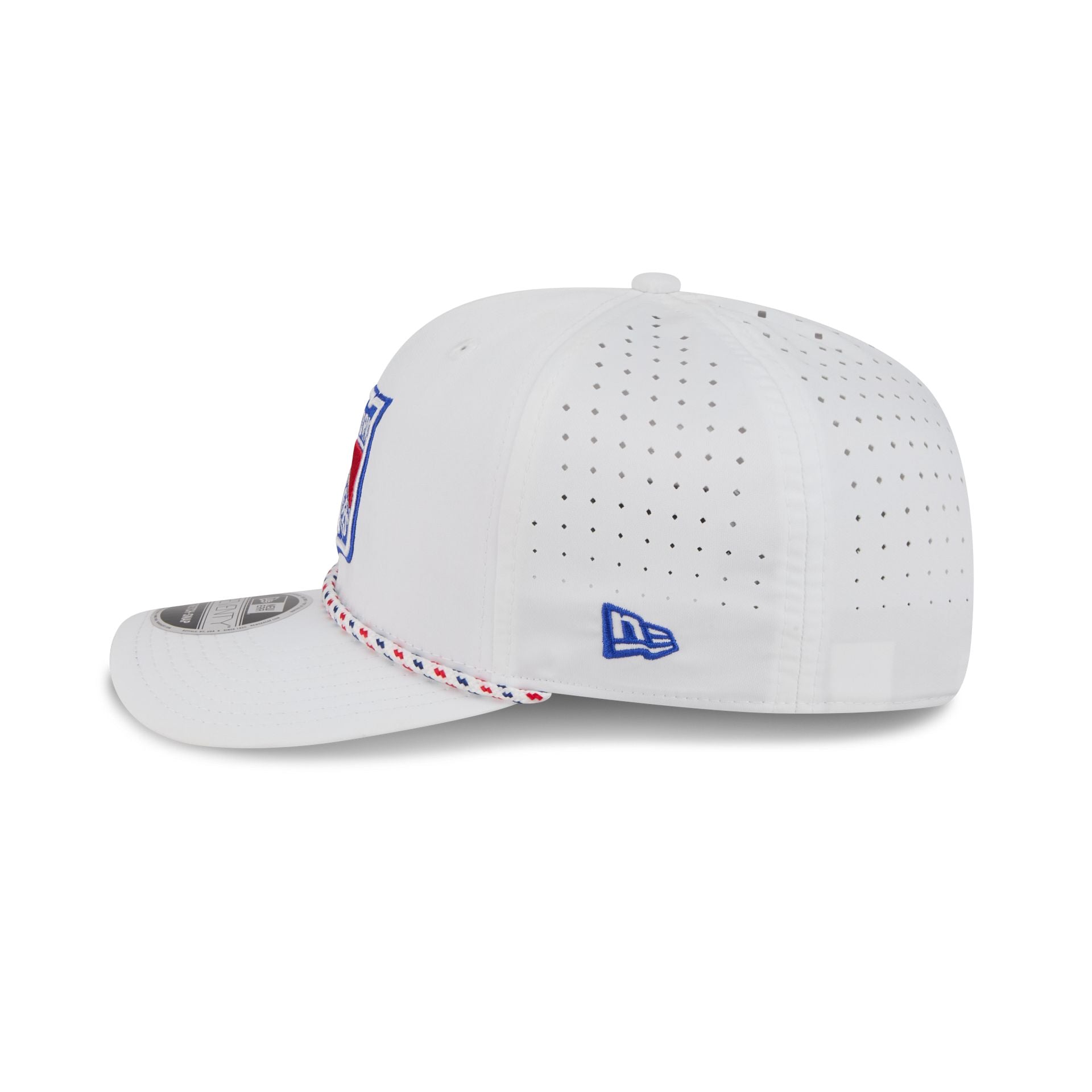 New York Rangers Optic White Performance Rope 9SEVENTY Stretch-Snap Hat