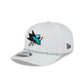 San Jose Sharks Optic White Performance Rope 9SEVENTY Stretch-Snap Hat