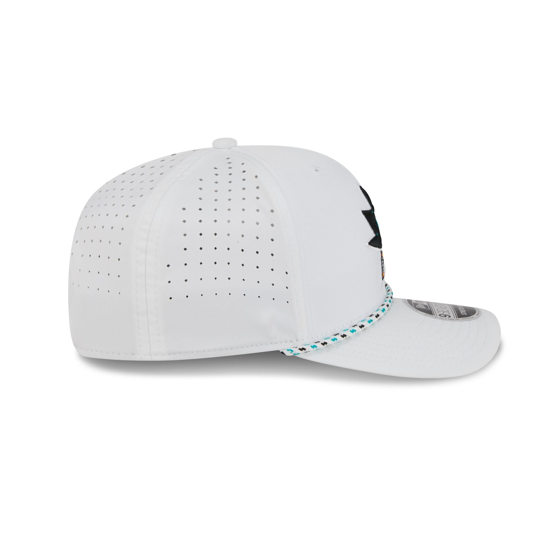 San Jose Sharks Optic White Performance Rope 9SEVENTY Stretch-Snap